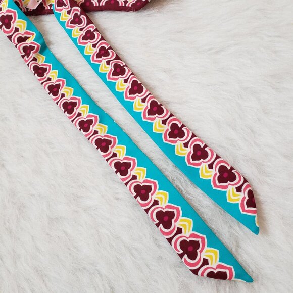 Victoria's Secret Small Beach Sexy Turquoise Caribe Floral Boho Bikini Swim Suit - Picture 6 of 16